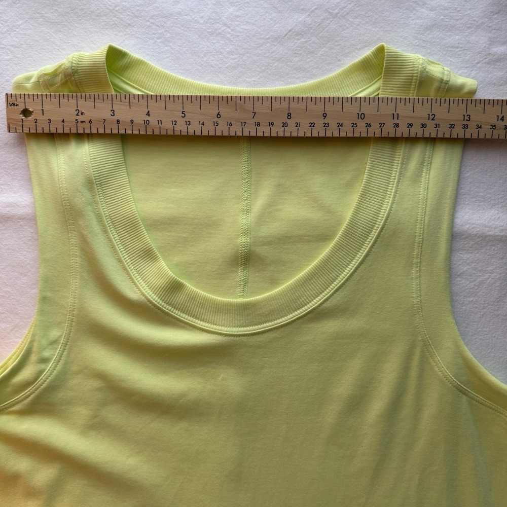 Lululemon All Yours Tank Maxi Dress Crispin Green Pima Cotton Size 6 Sleeveless - Picture 13 of 17